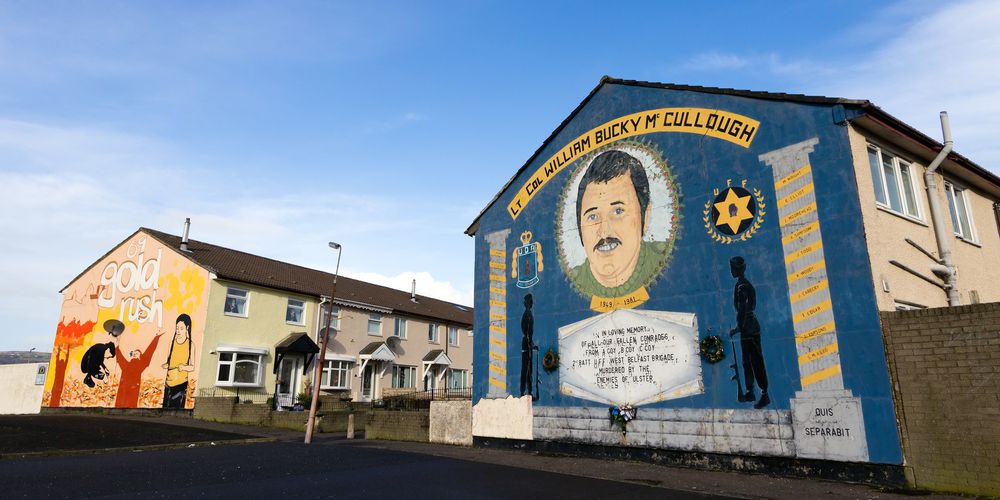 You will see murals on the West Belfast walking tour