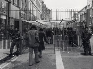 The ring of steel - Belfast city centre in the 1970s