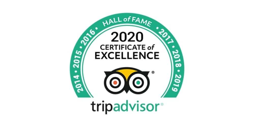 Tripadvisor award for our Belfast walking tours