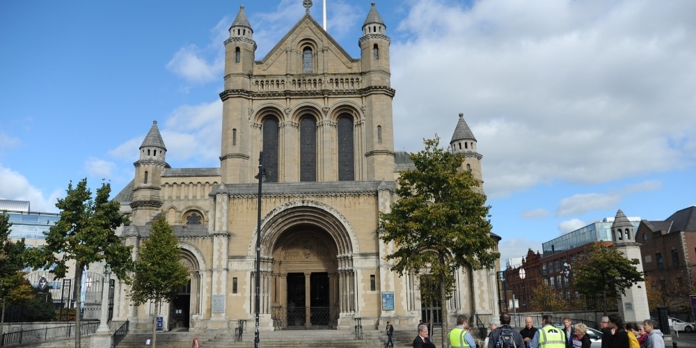 Saint Annes in the Cathedral Quarter, which you will see on the Best of Belfast walking tour