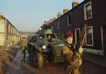 An army checkpoint could feature on your way home from football matches in Belfast