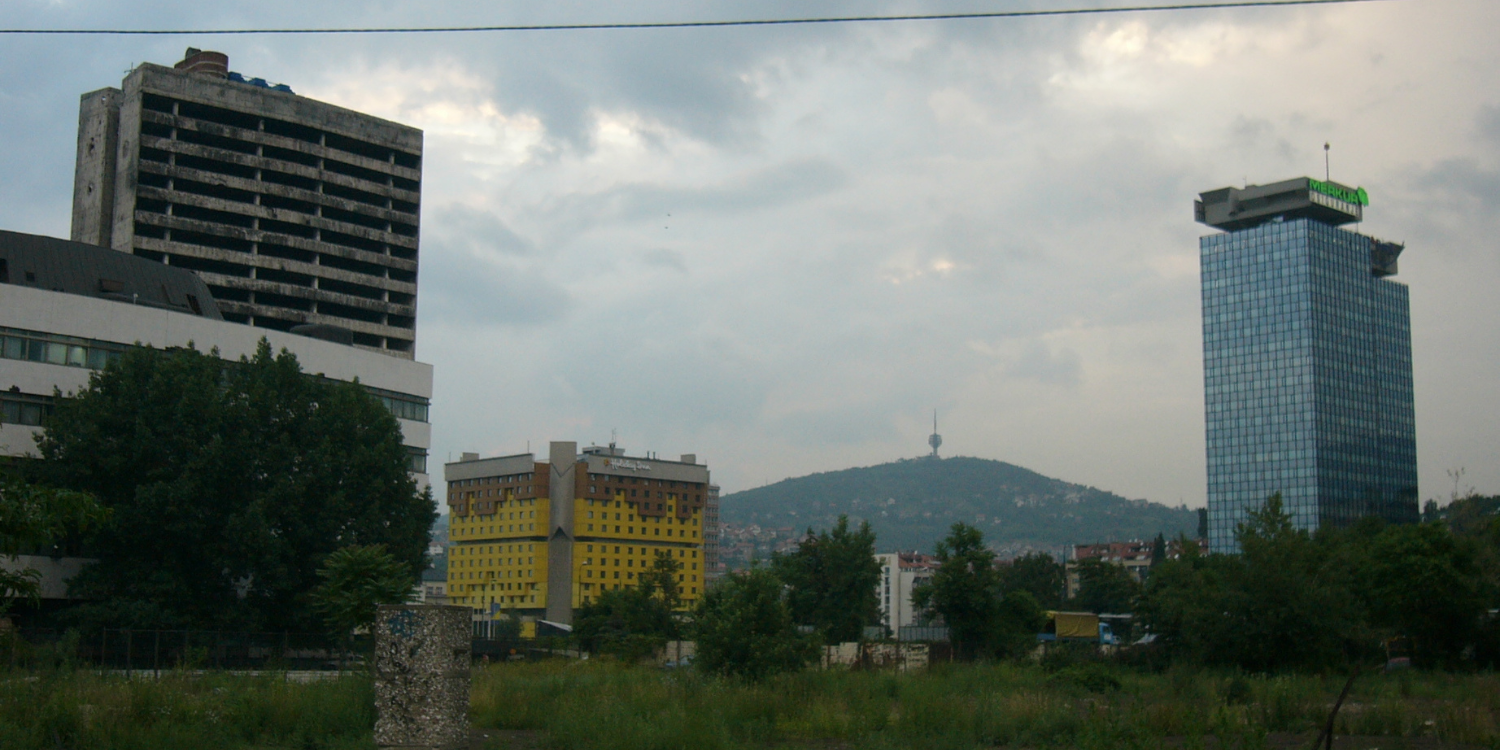 Sarajevo Holiday Inn after the war