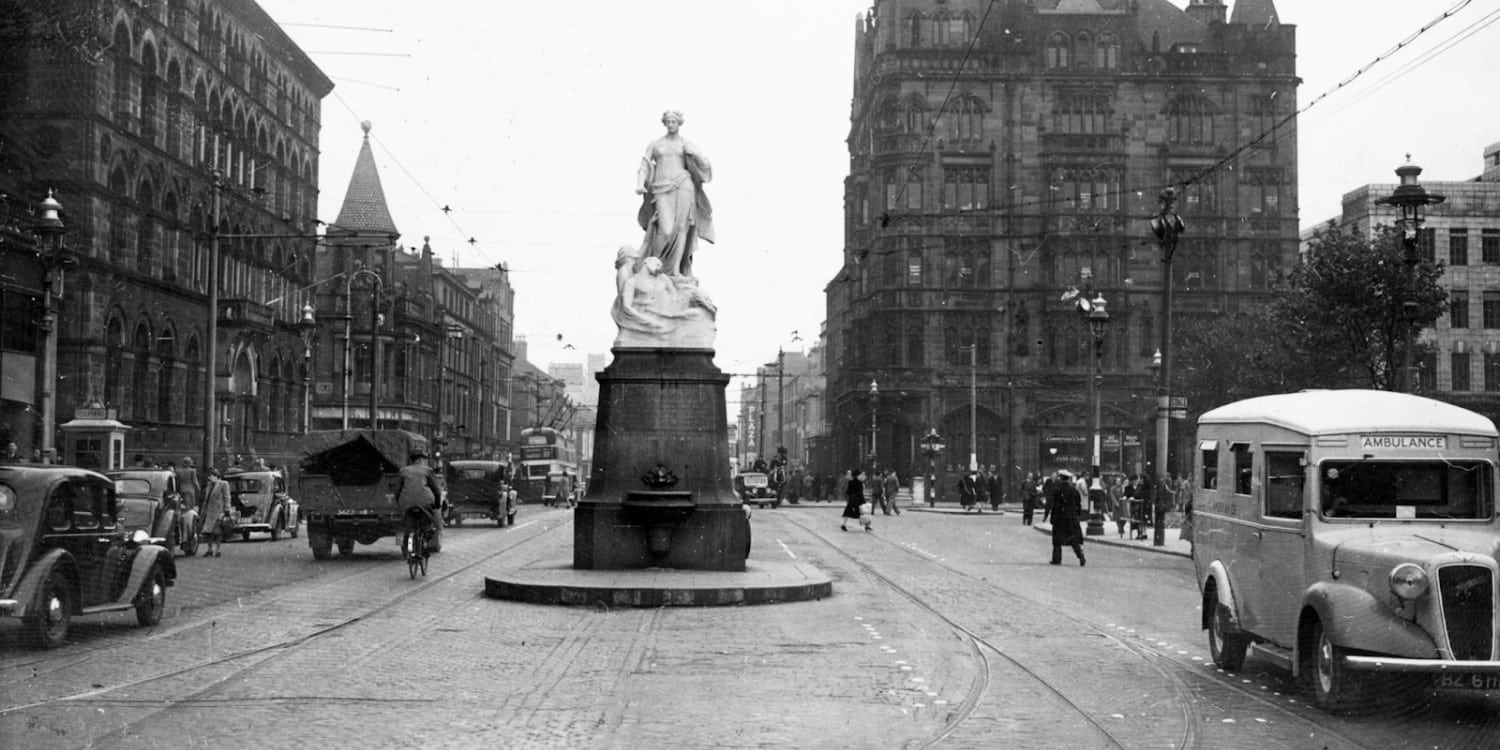 The original site of the Titanic Memorial